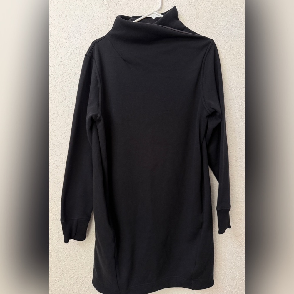 Athleta Black Long Sleeve Tunic Dress